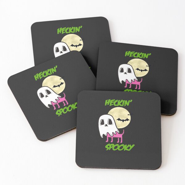 Item preview, Heckin' Spooky Cute Halloween Ghost Dog designed and sold by Customlyyoursco.