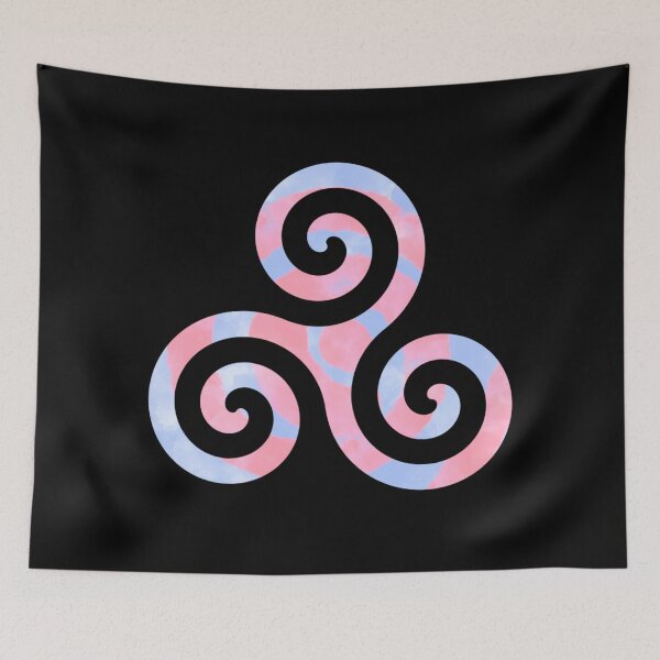 Item preview, Celtic Triskele 5 - Black background designed and sold by NYXFN.