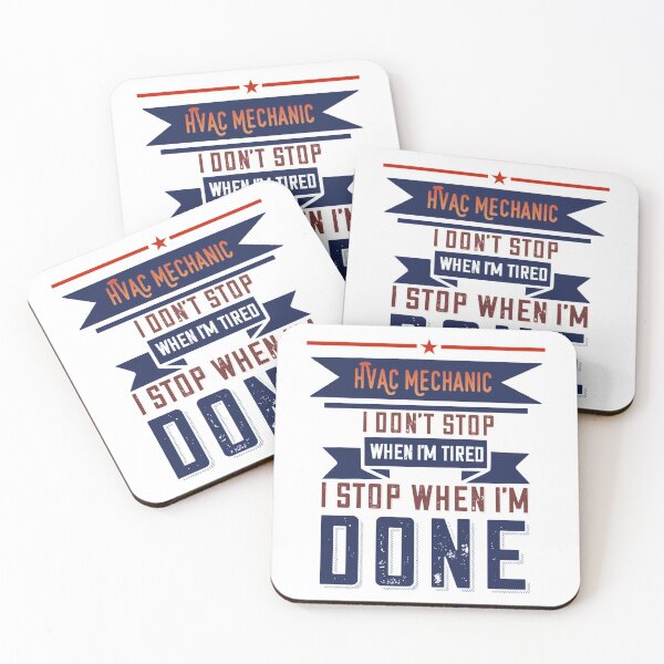 Item preview, Hvac Mechanic Don't Stop When I'm Tired designed and sold by theHVACgang.