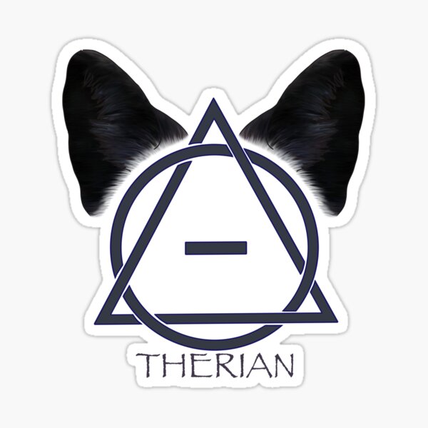 Silver Fox Therian Theta Delta Sticker for Sale by