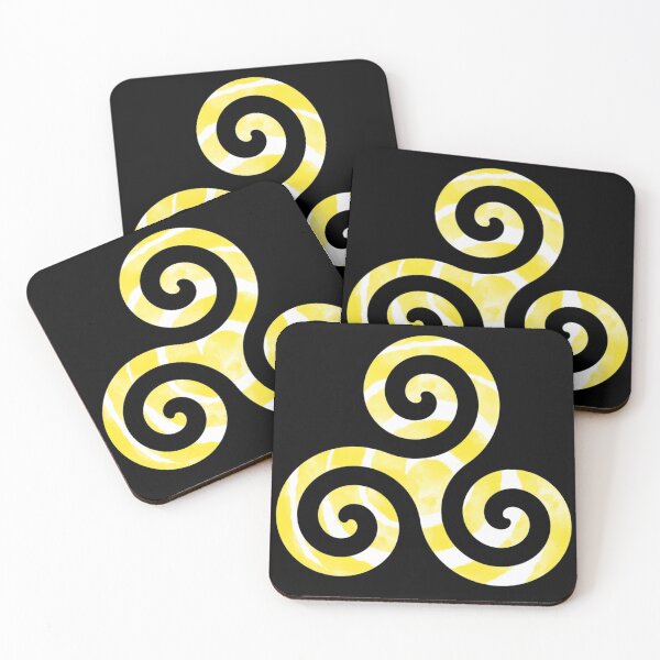 Item preview, Celtic Triskele 6 - Black background designed and sold by NYXFN.