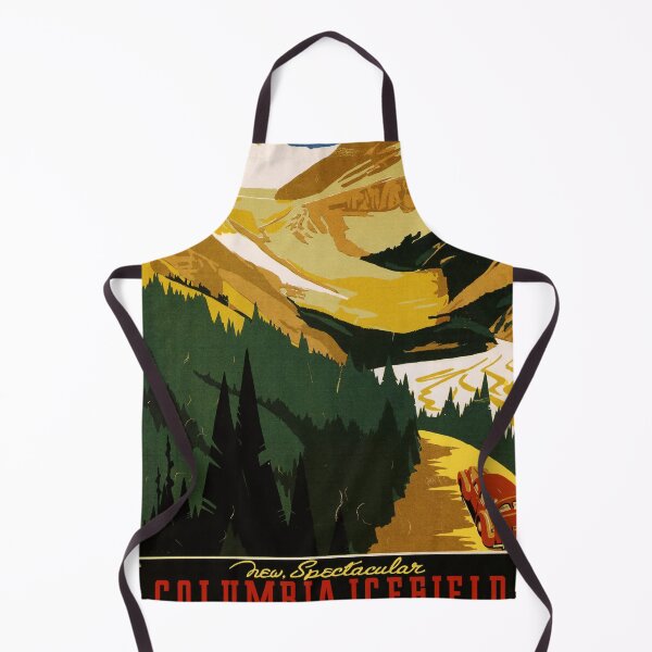 Item preview, Columbia Icefield retro poster designed and sold by CorasPosters.