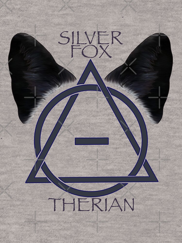 ""Silver Fox Therian" Theta Delta" Lightweight Hoodie for Sale by