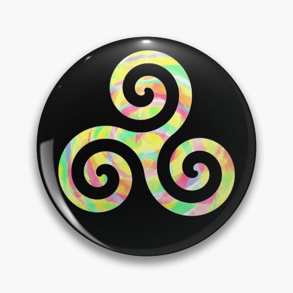 Item preview, Celtic Triskele 7 - Black background designed and sold by NYXFN.