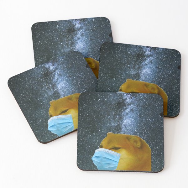 Item preview, Cheems head wearing a mask designed and sold by SciathDe.