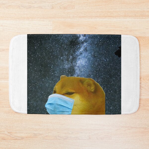 Item preview, Cheems head wearing a mask designed and sold by SciathDe.