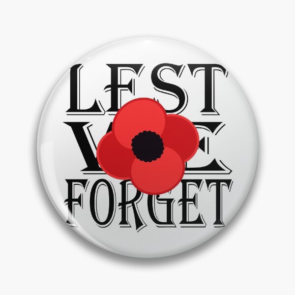 Item preview, Rememberance Day Poppy Lest We Forget | babyRAGE Item #I0005 designed and sold by babyrage.