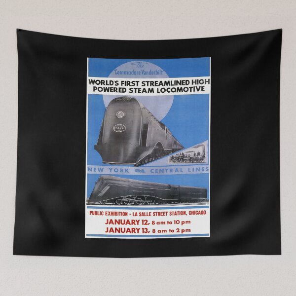 Artikelvorschau, Commodore Vanderbilt retro poster entworfen und verkauft von CorasPosters.