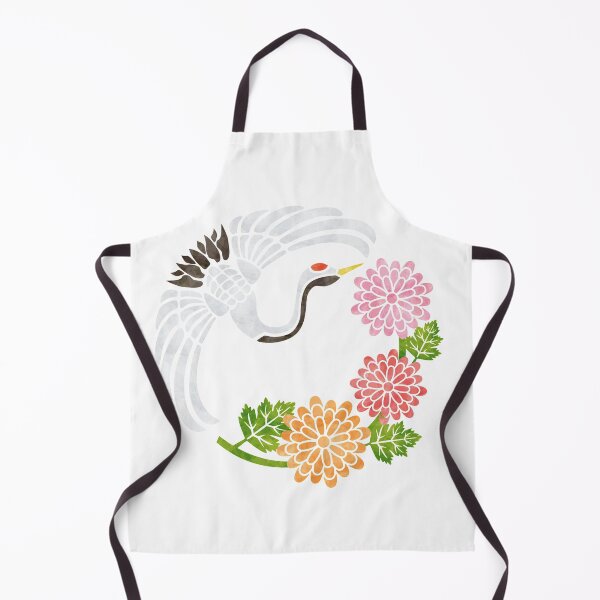 Item preview, Crane and chrysanthemums designed and sold by RaionKeiji.