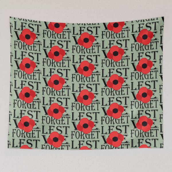 Item preview, Rememberance Day Poppy Lest We Forget | babyRAGE Item #I0005 designed and sold by babyrage.