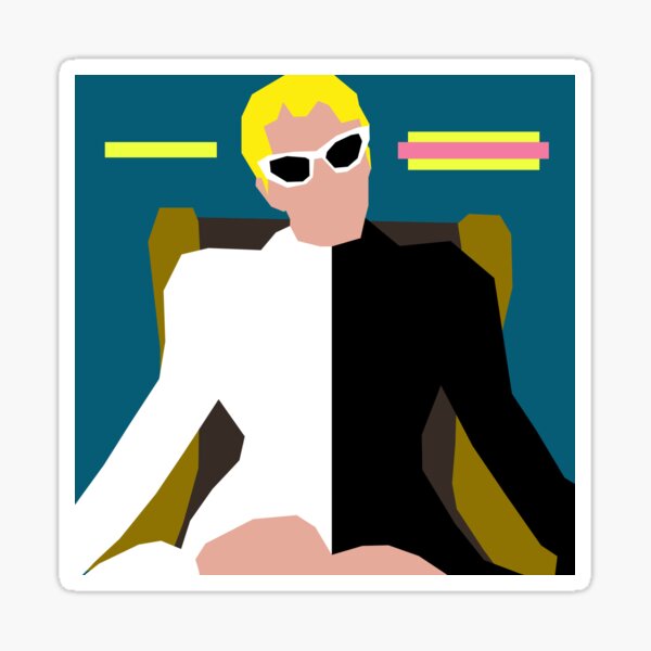 invasion-of-privacy-minimal-album-cover-sticker-for-sale-by