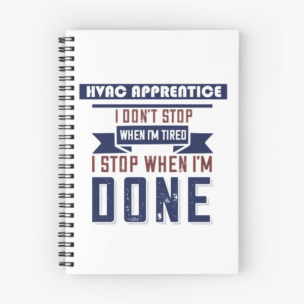 Item preview, Hvacr Apprentice Don't Stop When I'm Tired designed and sold by theHVACgang.