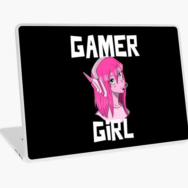 Gamer Girl Laptop Skins Redbubble - belle delphine roblox roblox generator with no verification