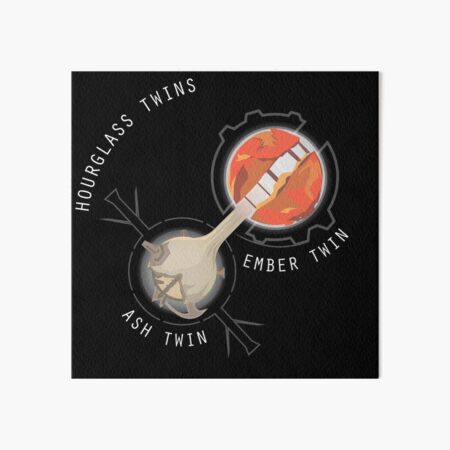 Hourglass Twins Art Board Print