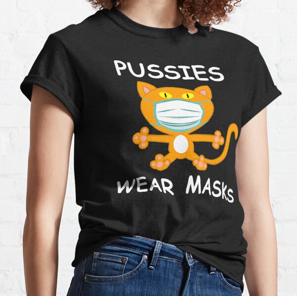 Covid Mask Pussy Cat Classic T-Shirt