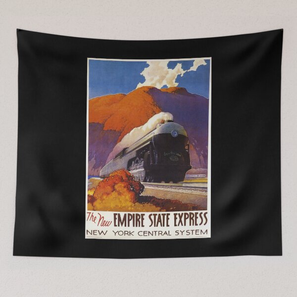 Item preview, Empire State Express retro poster designed and sold by CorasPosters.