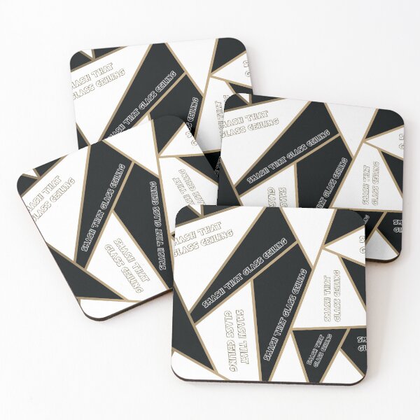Item preview, Smash That Glass Ceiling! (Black/white) designed and sold by HeraAndKosmos.