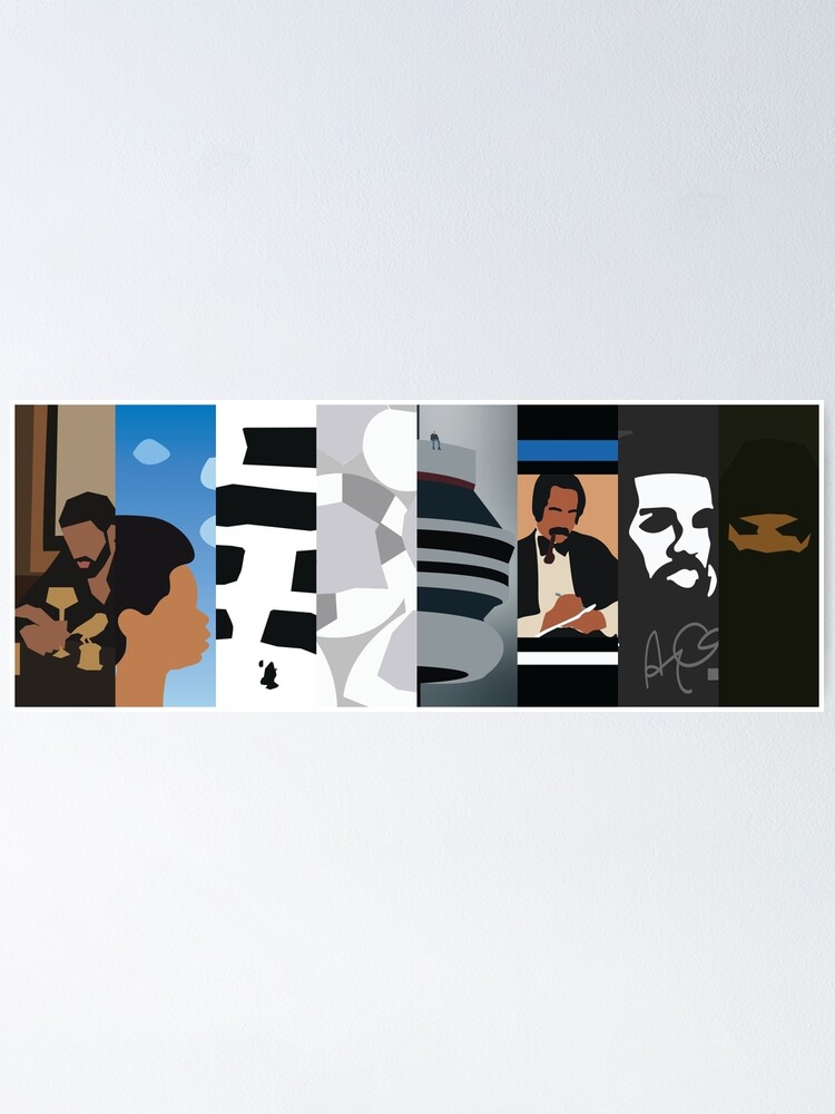 Take Care Drake Album Cover Minimalist Poster – Aesthetic Wall Decor