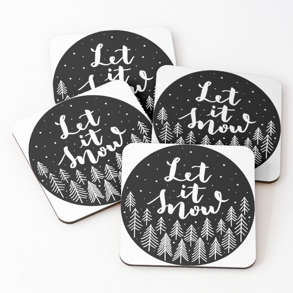 Item preview, Let it snow black designed and sold by RaionKeiji.