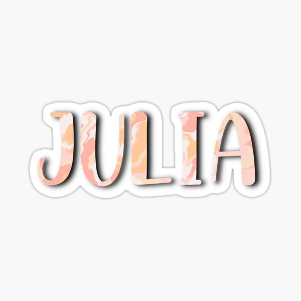 Julia Sticker For Sale By Dolphin1128 Redbubble
