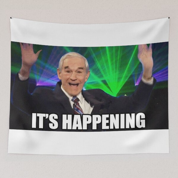 Item preview, "It's Happening" Meme designed and sold by ninjazombie.