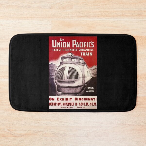 Item preview, Streamline Train retro poster designed and sold by CorasPosters.