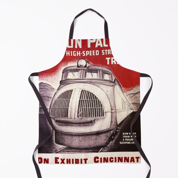 Item preview, Streamline Train retro poster designed and sold by CorasPosters.