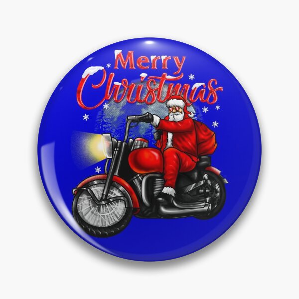 Item preview, Merry Christmas Biker Santa designed and sold by LimeStorm.