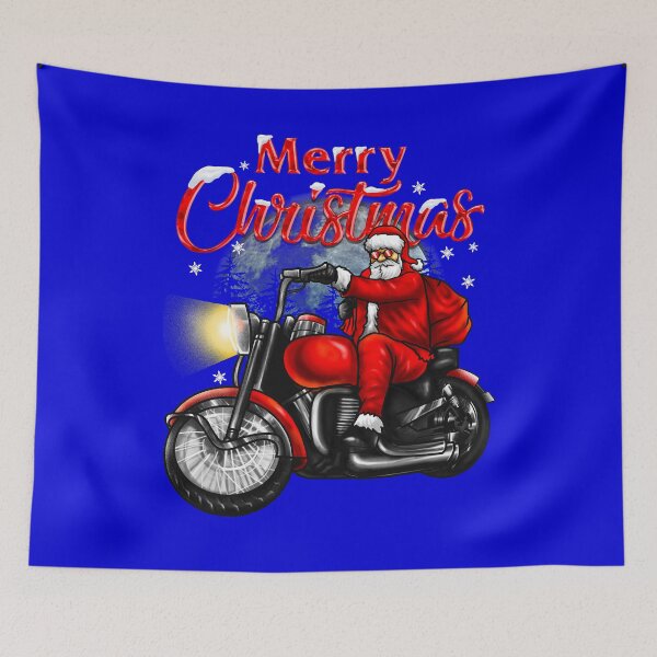 Item preview, Merry Christmas Biker Santa designed and sold by LimeStorm.