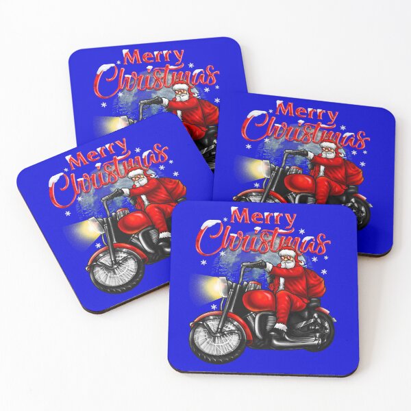 Item preview, Merry Christmas Biker Santa designed and sold by LimeStorm.