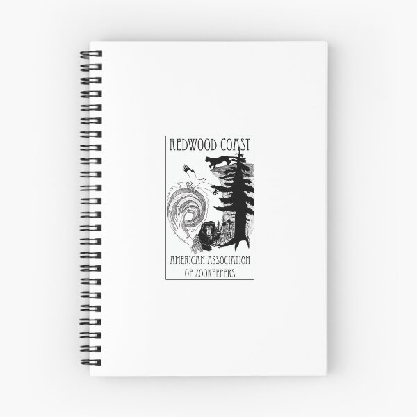 Item preview, Redwood Coast AAZK vertical logo designed and sold by RedwoodAAZK.
