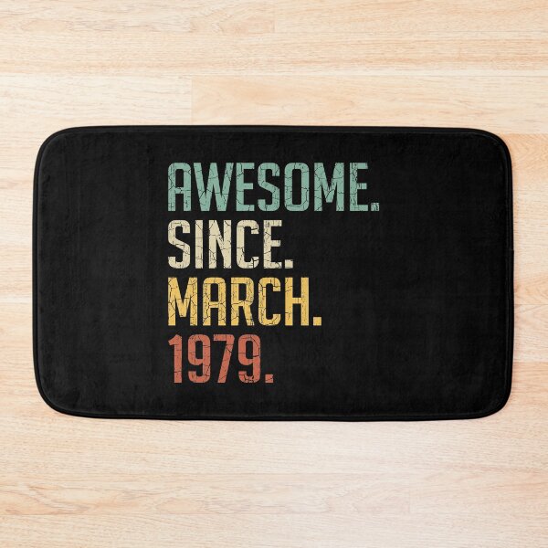 Item preview, Awesome Since March 1979 42nd Birthday Gift 42 Years Old Vintage March 1979 designed and sold by Takatv.