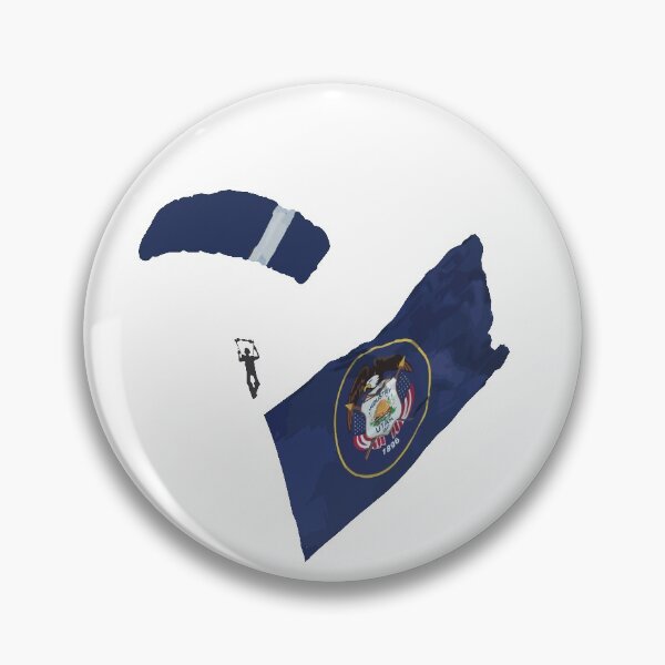 Item preview, Utah Flag Skydive Demo designed and sold by SkydiveApparel.