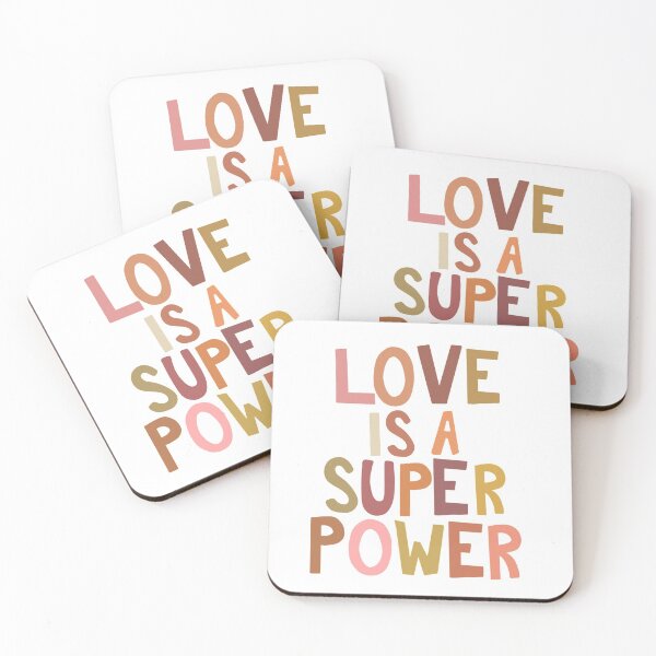 Item preview, Love is a Super Power designed and sold by faithyroseart.