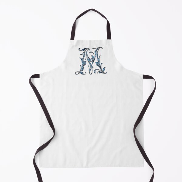 Item preview, Monogram - Blue Floral - M designed and sold by LaughingGryphon.