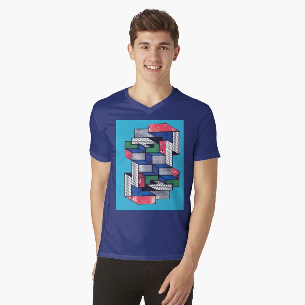 Item preview, V-Neck T-Shirt designed and sold by DAVIDLIBERTY.