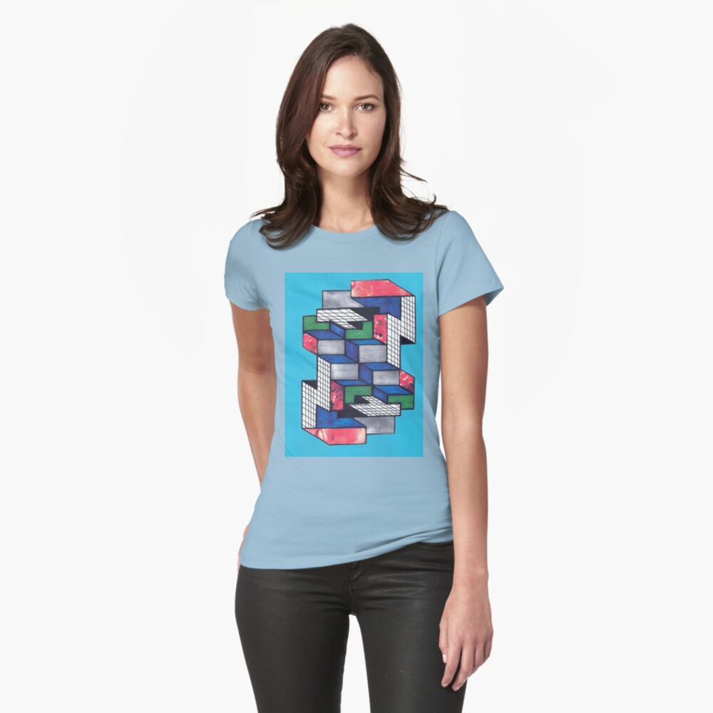 Item preview, Fitted T-Shirt designed and sold by DAVIDLIBERTY.