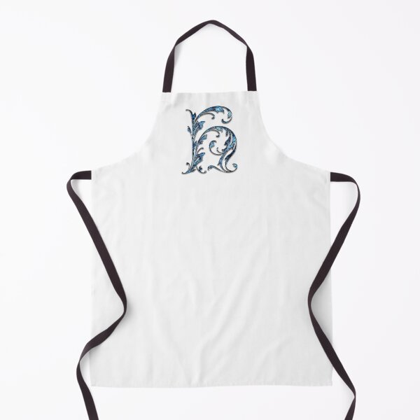 Item preview, Monogram - Blue Floral - H designed and sold by LaughingGryphon.