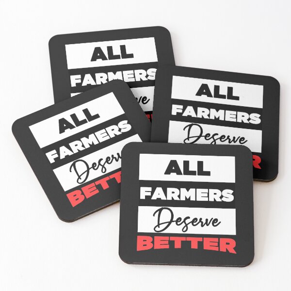 Item preview, All Farmers Deserve Better - Farmer Protest Cool Text Effects  designed and sold by leo121687.