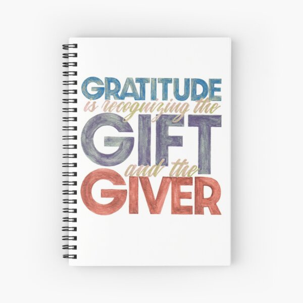 Gratitude Spiral Notebook