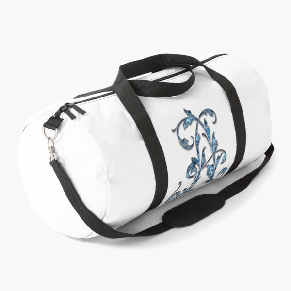 Item preview, Monogram - Blue Floral - A designed and sold by LaughingGryphon.