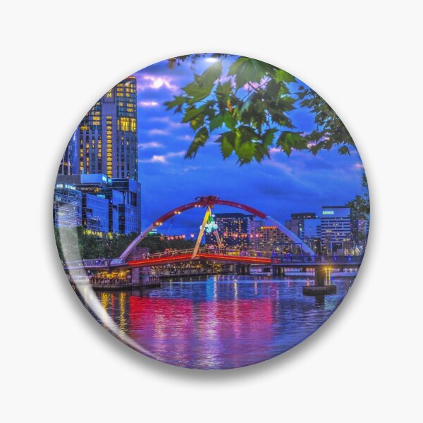 Item preview, Arched Footbridge across the Yarra River designed and sold by Steven Jodoin.