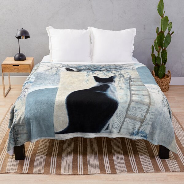 Item preview, Un estudio de gatos en azul - Palabras no dichas designed and sold by JanineRileyArt.