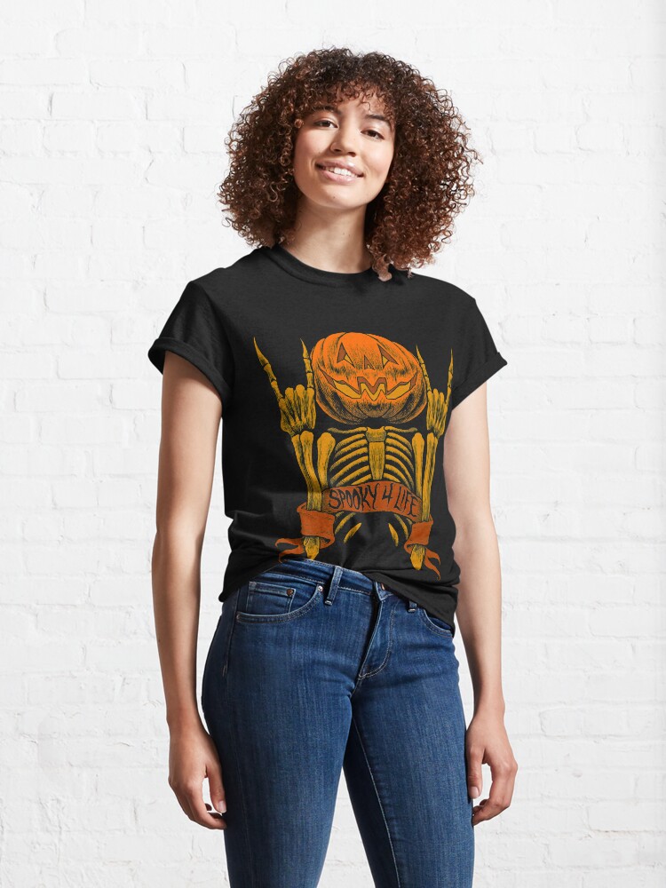 Alternate view of Spooky 4 Life Classic T-Shirt