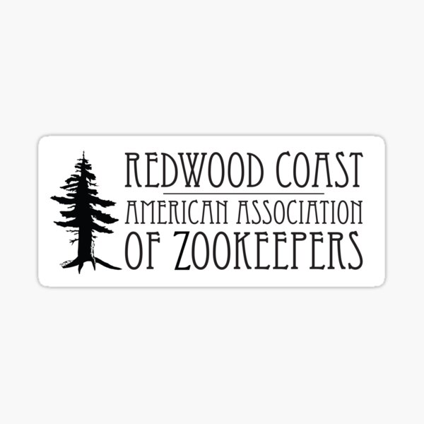 Redwood Coast AAZK basic logo Sticker