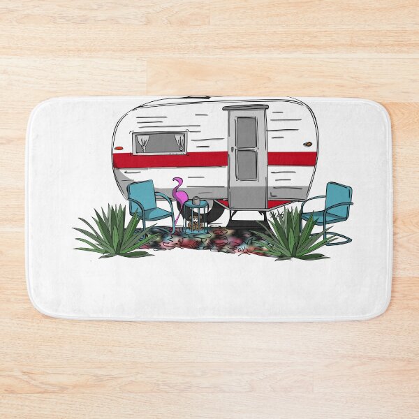 Item preview, Red Stripe Vintage Camper designed and sold by Michael Garber.