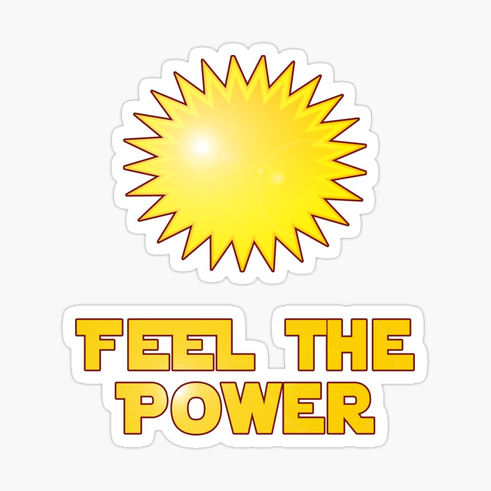 Feel The Power Sun Light Solar Life Pv T Shirt Decal Baby One Piece By Deanworld Redbubble