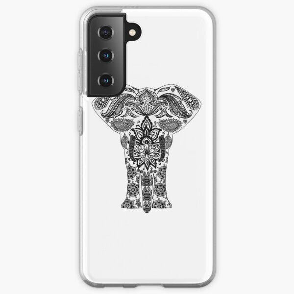 Download Elephant Mandala Coloring Phone Cases Redbubble