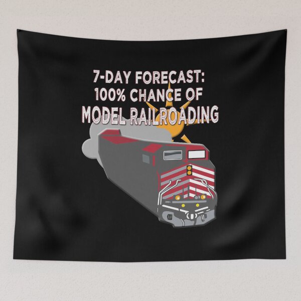 Item preview, Model Railroading Funny Chance Of Forecast designed and sold by UrTops.