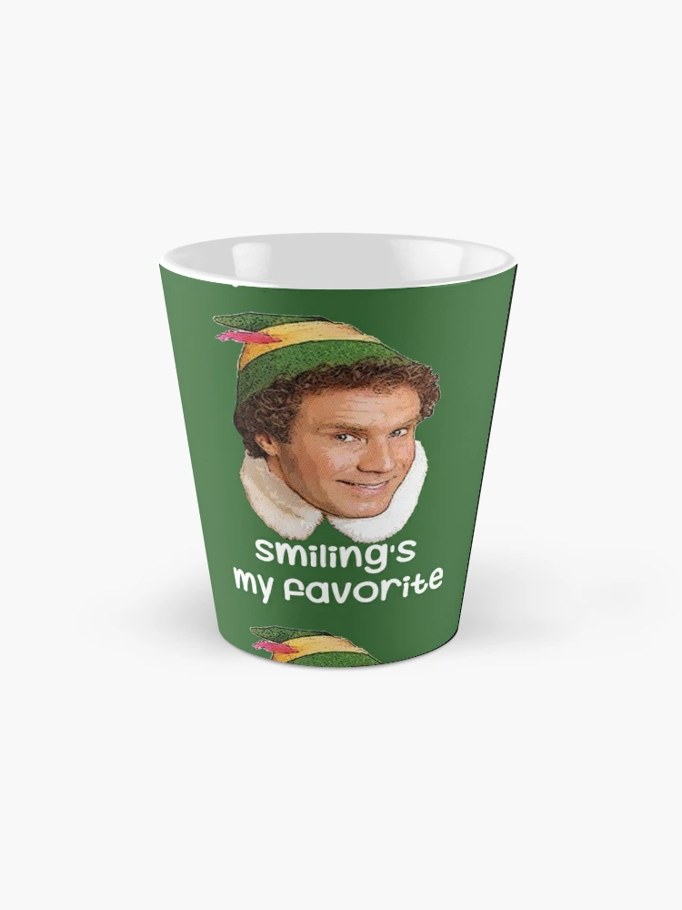 Smiling's my favorite Buddy The Elf Movie Will Ferrell Coffee Mug